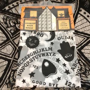 Goth All Seeing Eye Mystical Paranormal Ouija Spirit Board Vinyl Shower Curtain